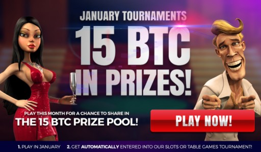 15 BTC in January Tournaments at mBit Casino!