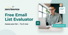 ZeroBounce Free Email List Evaluator