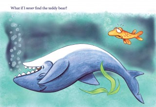 Inside spread from 'Sharkee and the Teddy Bear'