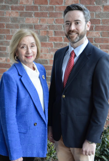 President and CEO Linda Moore Schipani, MSN, RN, and her son Matthew Schipani, COO