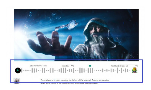 HackerNoon Releases AI-Generated Synthetic Audio Player for Entire Library of 70,000+ Tech Stories