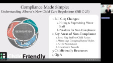 Bill C-25 Child Care (CWELCC) Program