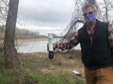 Installation of REMS beacons for Sacramento River Levee Safety Project