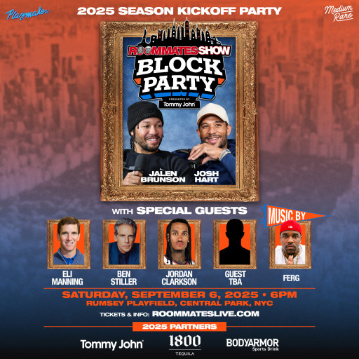 NYC's Hottest Hoops Party Returns: Jalen Brunson & Josh Hart Bring the Roommates Block Party Presented by Tommy John Back to Central Park