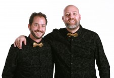 Artist Ignacio Gana and Celebrity Chef Walter Martino